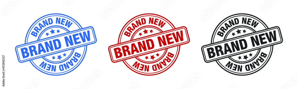 Brand New - Stamp, Imprint, Seal Template. Grunge Effect. Vector Stock Illustration. Brand New - Stamp, Imprint, Seal Template. Grunge Effect. Vector Stock Illustration.