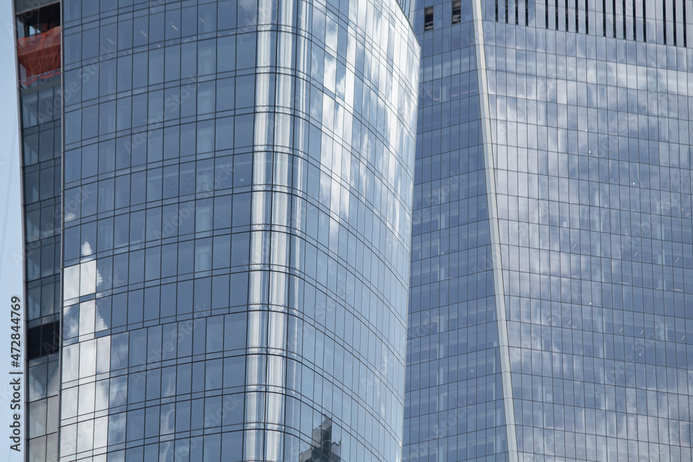 New York City street photo with buildings during clear day