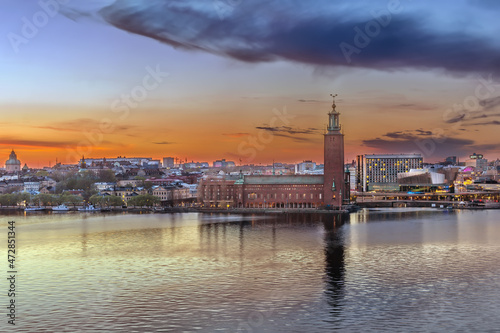 Canvas Print Stockholm City Hall, Swedem