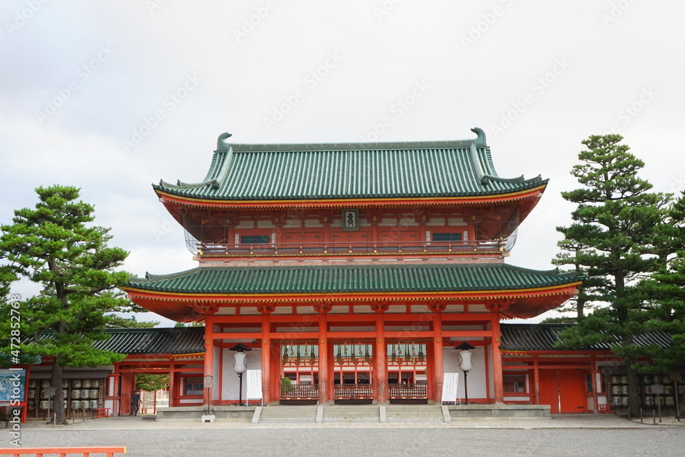 京都 平安神宮 大鳥居