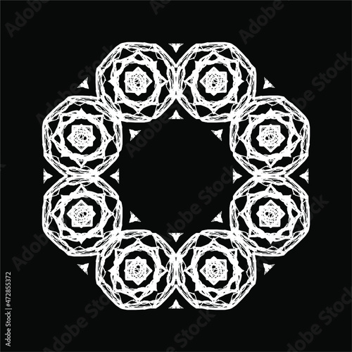 
Black-White Abstract Motifs Pattern. Decoration for Interior, Exterior, Carpet, Textile, Garment, Cloth, Silk, Tile, Plastic, Paper, Wrapping, Wallpaper, Pillow, Sofa, Background, Ect