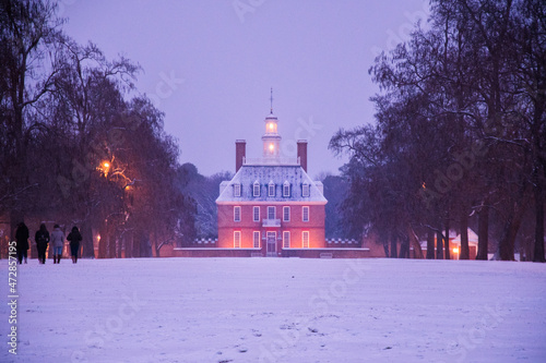 Colonial Palace governor with snow  photo