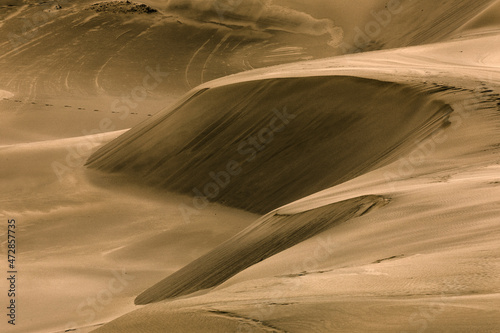 Drifting dunes, John Dellenback Dunes, Siuslaw National Forest, Coos County, Oregon photo