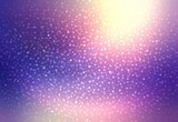 Brilliance sparkles on glowing lilac pink purple ombre background. Shiny confetti Xmas illustration.