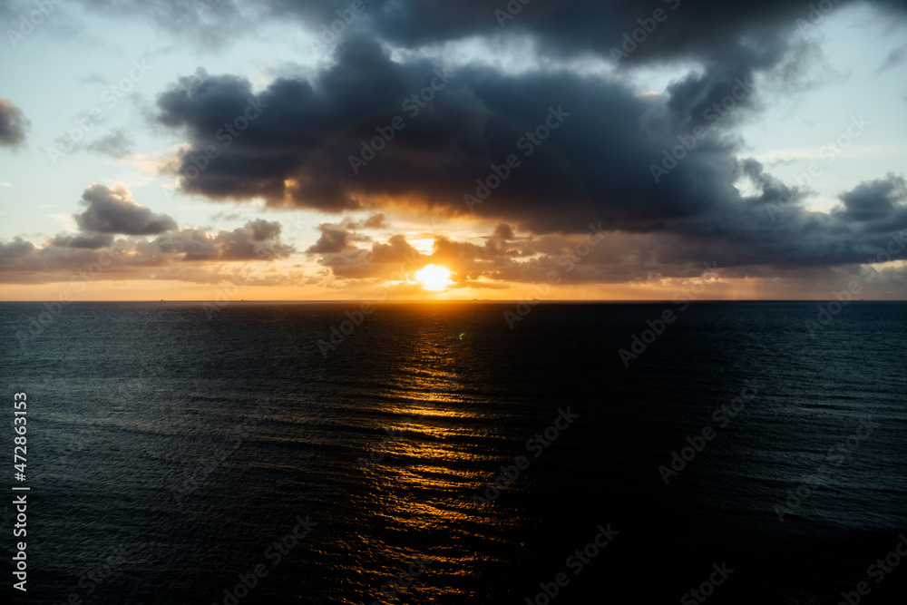 Helgoland, Sonnenuntergang