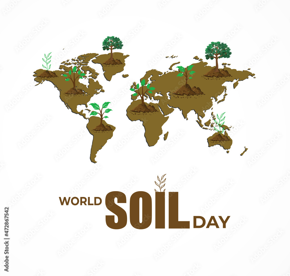World Soil Day concept. 5 December Template for background, banner ...