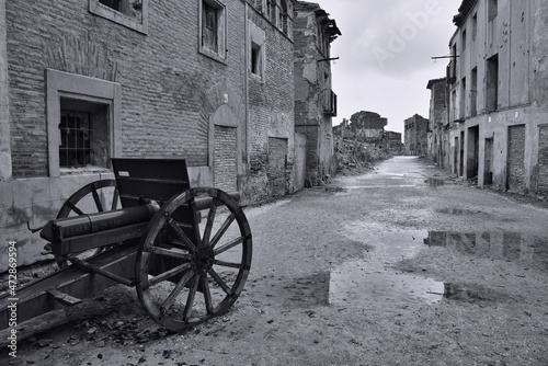 Fotografie Batalla de Belchite y pueblo viejo de Belchite