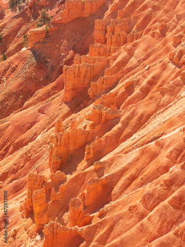 Rock formations in main canyon, Cedar Breaks National Monument, Utah