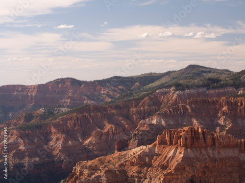 Rock formations in main canyon, Cedar Breaks National Monument, Utah