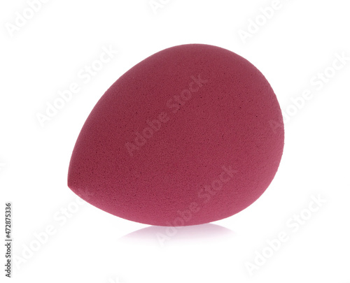 Cosmetic sponge beauty blenders isolated on white background