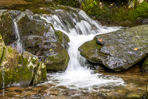 USA, Virginia, Shenandoah National Park, Dark Hollow Falls