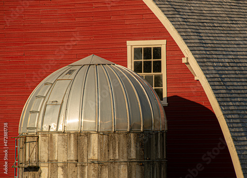 Washington State, silo, barn photo