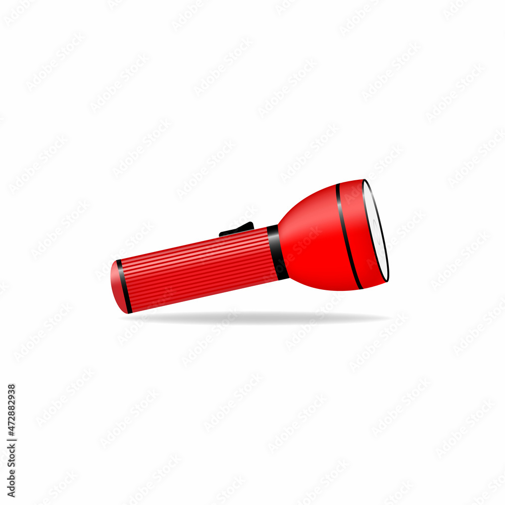 Illustration of a red lantern on a white background