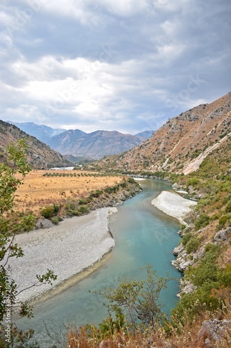 river and mountains