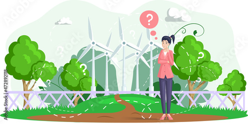 Making confusion. Doubts person surrounded by question marks. Questions dilemma situations. Asking questions. Confused people. Making choice. Being confused. Thinking or make decision. Solving problem