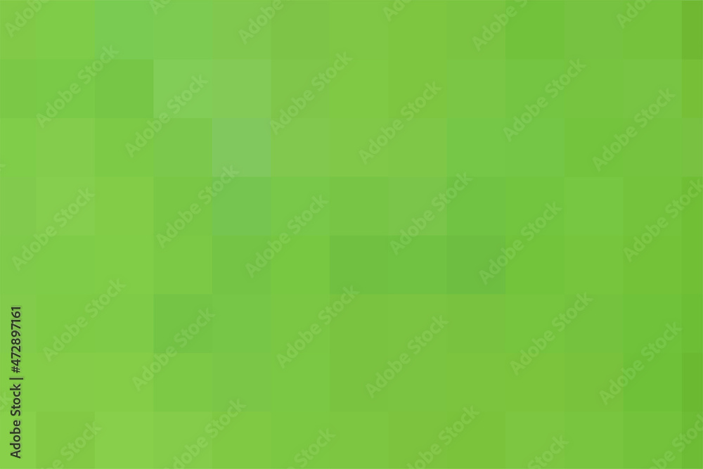 Vector light green background. Vector geometric texture from green squares. Light green background for post, screensaver, wallpaper, postcard, poster, banner, cover, header for website.