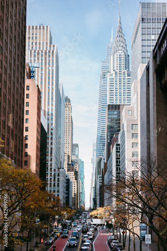 Skyscrapers in midtown Manhattan, NY © Alina