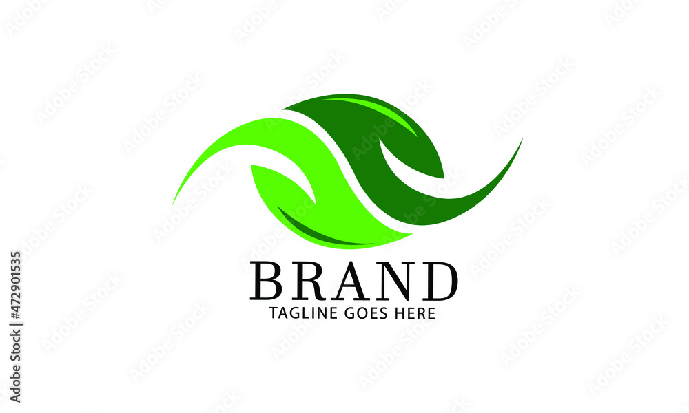 Fototapeta premium Ambigram Bird Nature Logo Design Vector. suitable for business brand companies engaged in nature