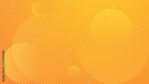 abstract orange background with circular shapes