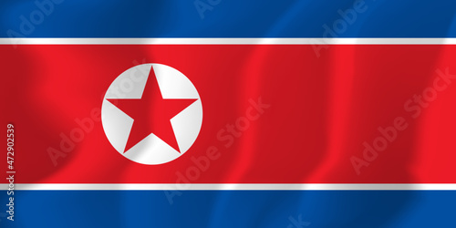 North Korea national flag soft waving background illustration Free Download North Korea national flag soft waving background illustration - GFXLoad