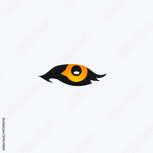 illustration of an eye of a bird