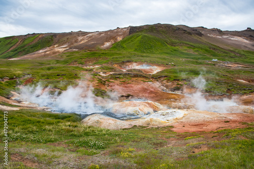 Theistareykir geothermal area in Iceland