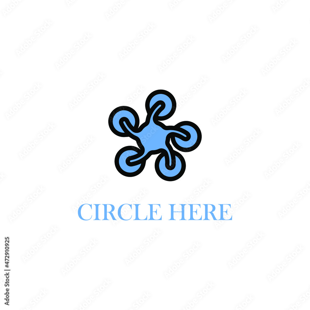 FLORAL logo design element FLORAL logo design element