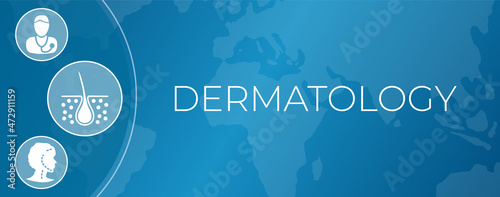 Dermatology Beauty and Healthcare Background Banner