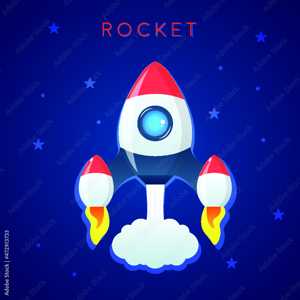 rocket in space