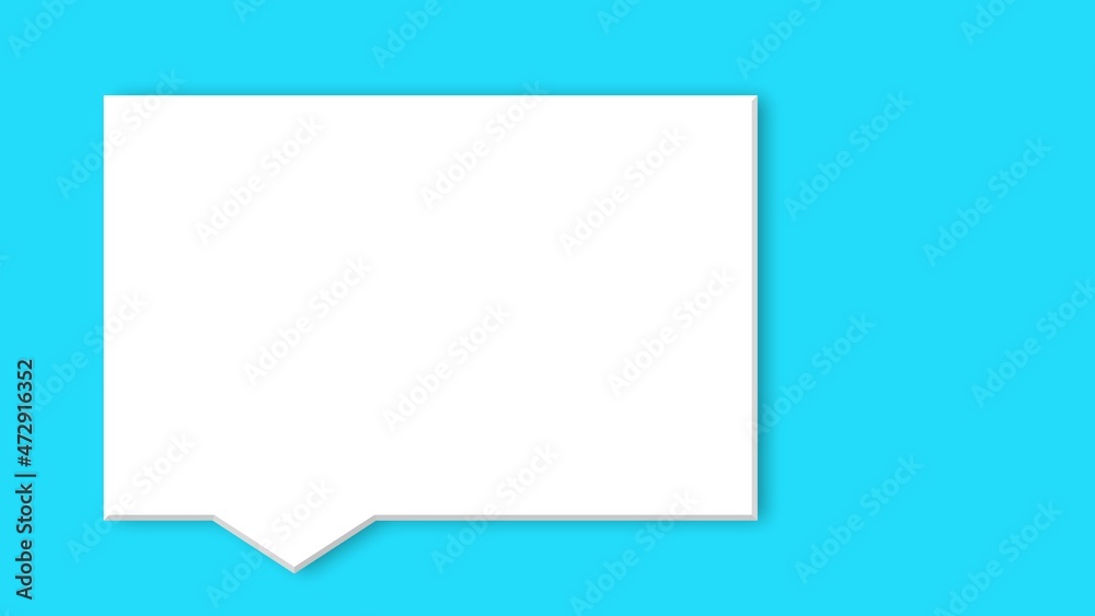 callout pastel blue background with copy space, ready to use callout pastel blue background with copy space, ready to use