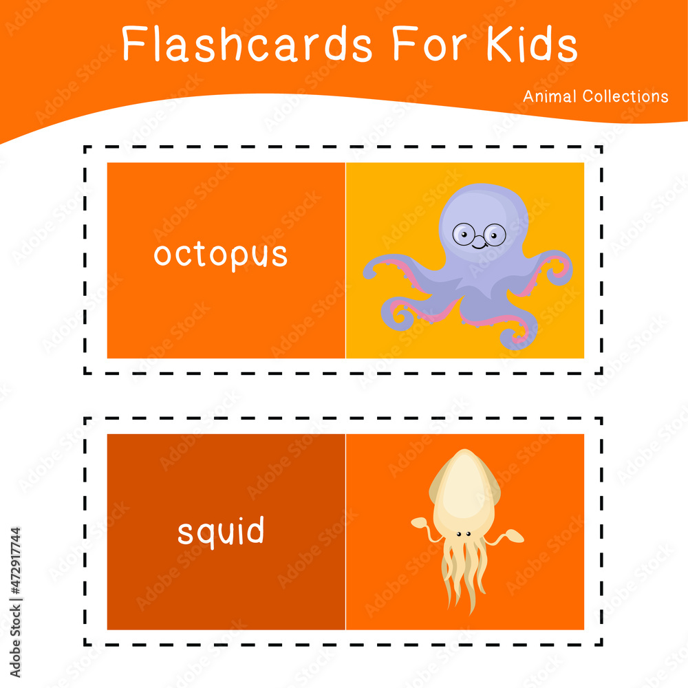 Cute Animal Flashcards Collection English Name With Cartoon Animals cute-animal-flashcards-collection-english-name-with-cartoon-animals