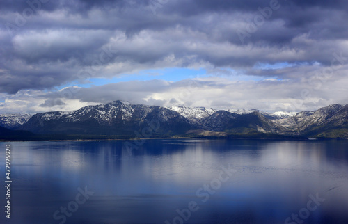 Lake Tahoe with the Sierra Nevada Mountains in the Background