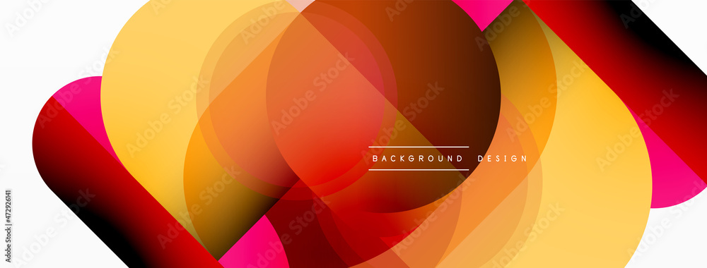 Geometrical minimal wallpaper. Geometric shapes. Vector illustration for wallpaper banner background or landing page