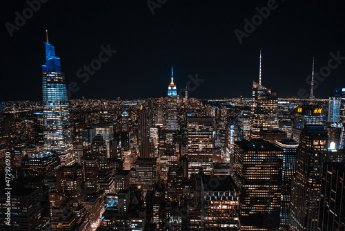 New York City Skyline from Rockefeller Center