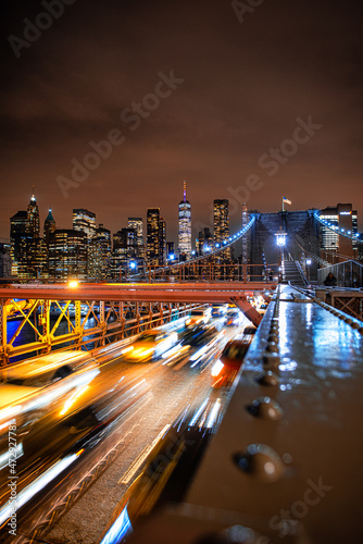 New York City Skyline from the Brooklyn Bridge © Alex