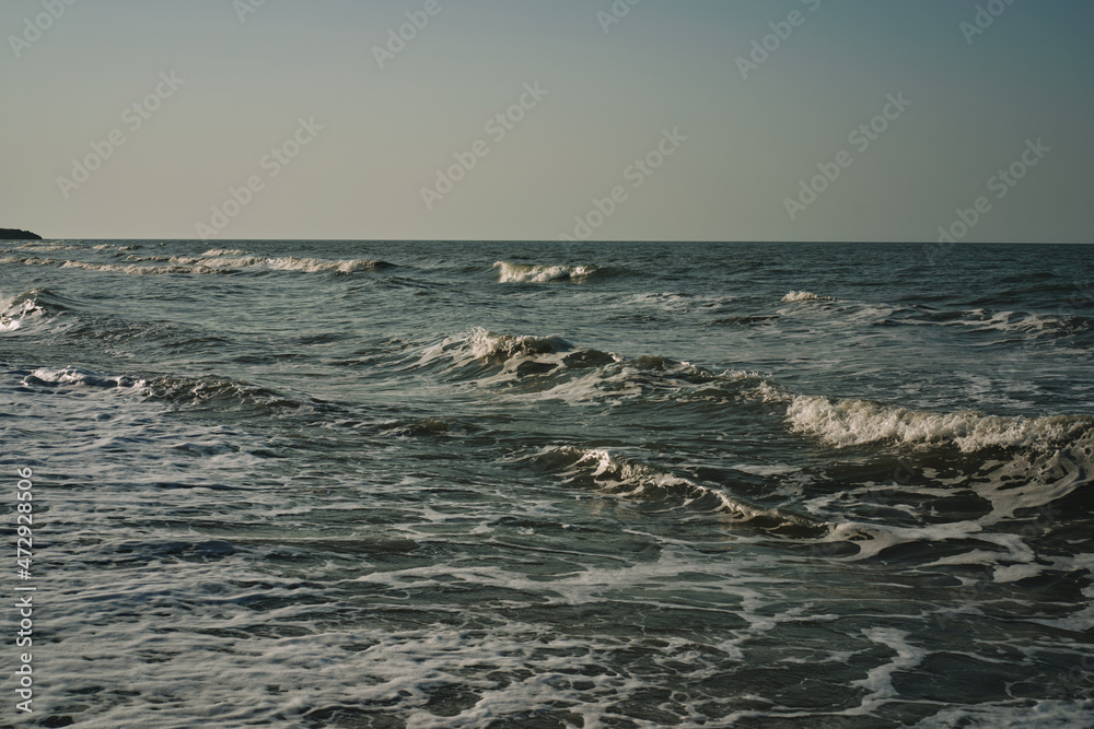Waves beach sand landscape ocean summer travel