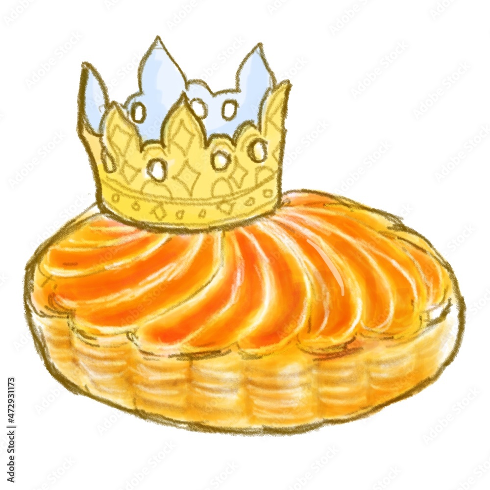 Dessin Original Sur Galette Des Rois