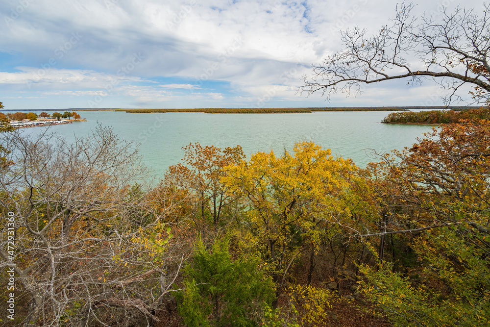 Beautiful landscape of Lake Murray State Park