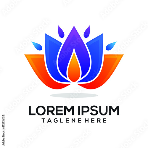 lotus logo colorfull