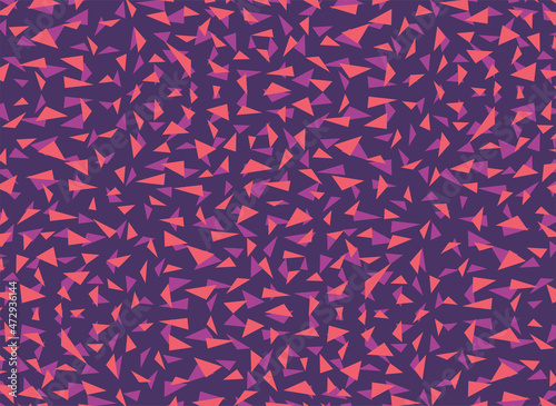 Simple background with irregular purple and pink triangle pattern