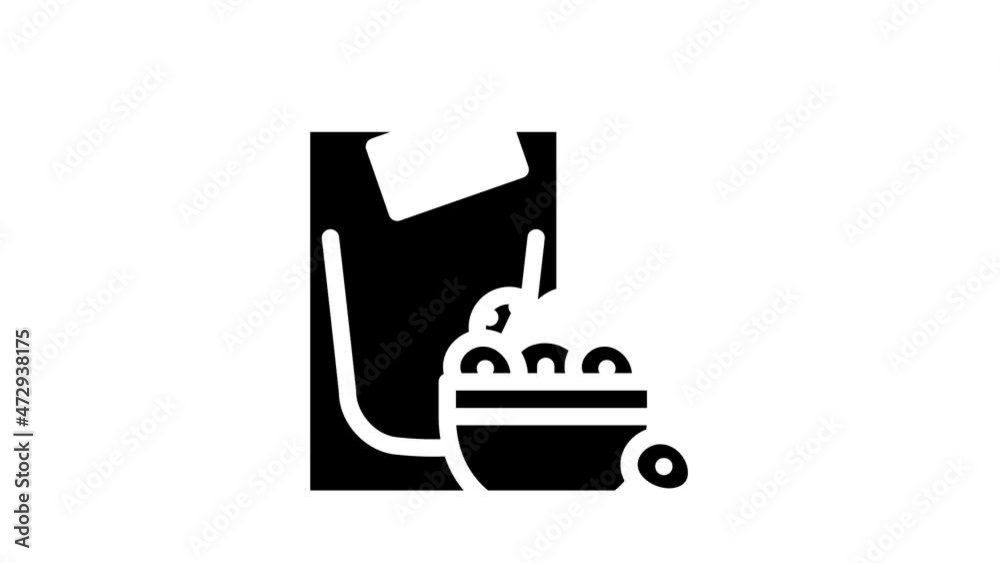 Snacks Food And Drink glyph icon animation. Dried Bananas And Caramel Fruits, Coconut Chips And Nuts, Donuts And Oatmeal Cookies Snacks Snacks Food And Drink glyph icon animation. Dried Bananas And Caramel Fruits, Coconut Chips And Nuts, Donuts And Oatmeal Cookies Snacks