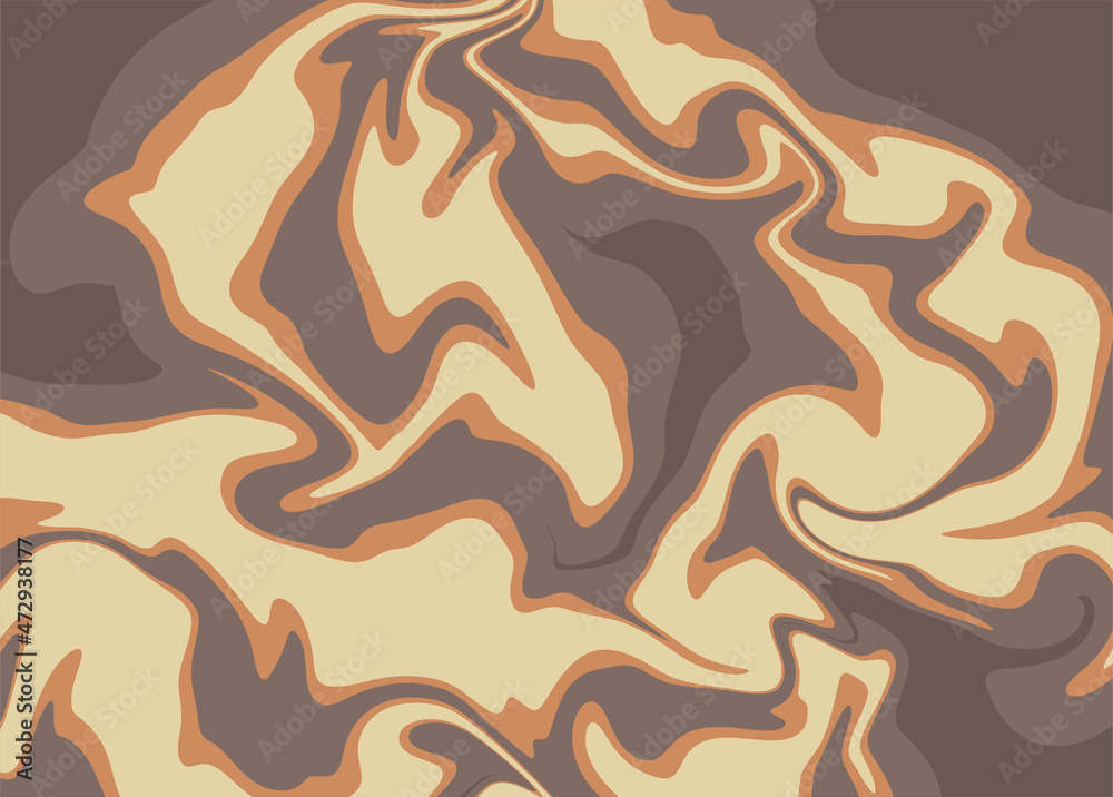 An illustration of abstract brown oil paint texture