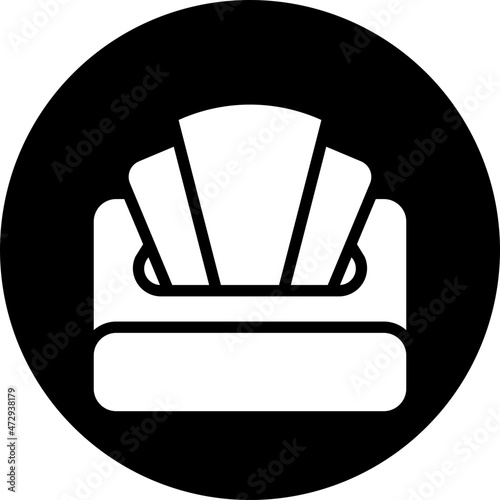 makeup remover wipes glyph icon