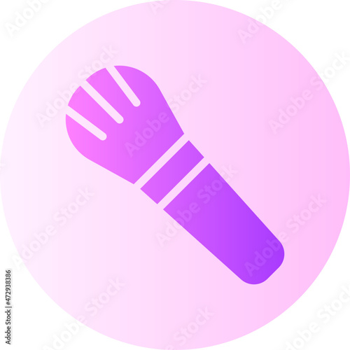 blush brush gradient icon