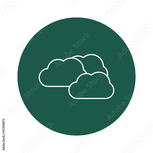 Cloud Vector icon which is suitable for commercial work and easily modify or edit it