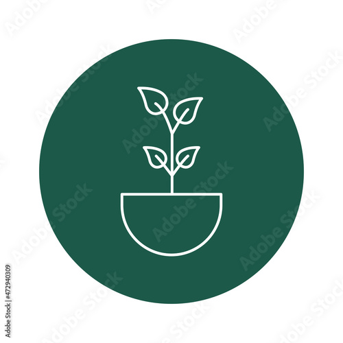 plant pot Vector icon which is suitable for commercial work and easily modify or edit it

