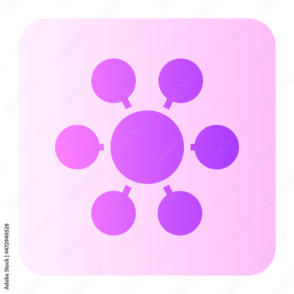 circle gradient icon