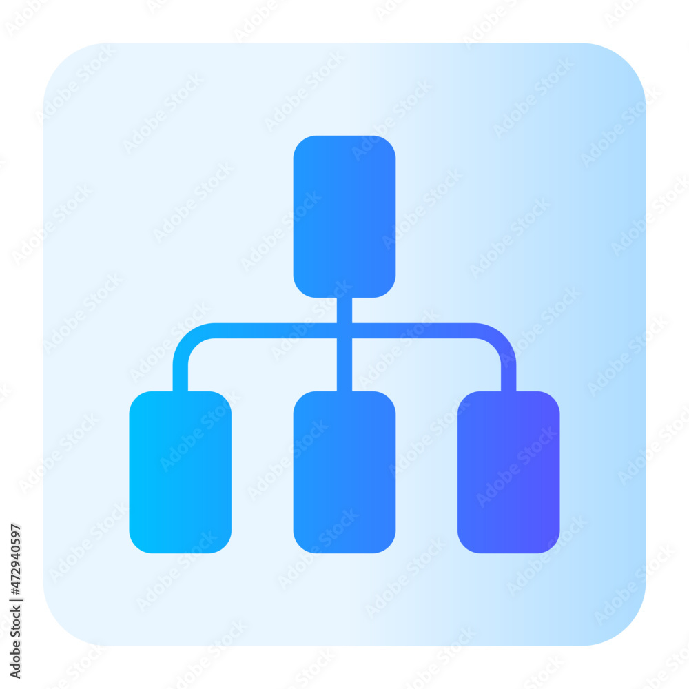 Obraz premium structure gradient icon