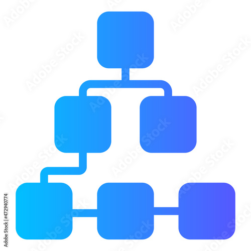 organization gradient icon