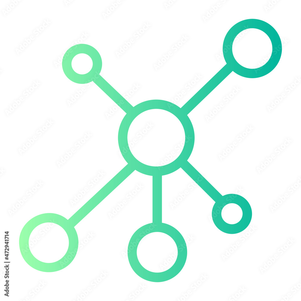 network gradient icon network gradient icon
